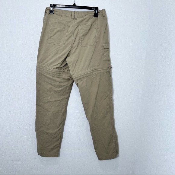 The North Face Women's Zip Off Shorts Tan Stone Hiking Outdoor Pants Size 8 - Picture 6 of 9